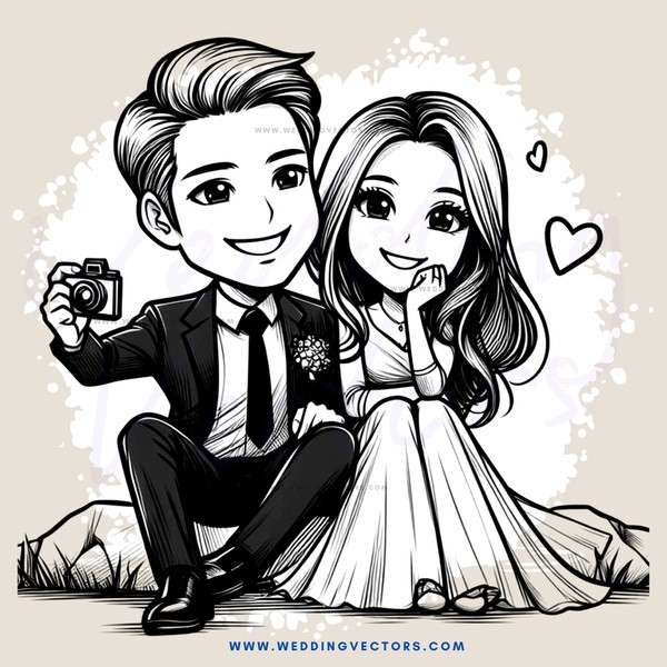 a smiling boy and girl take a selfie