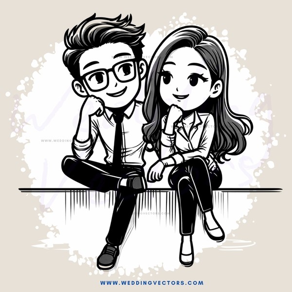 a couple sitting side by side on a bench
