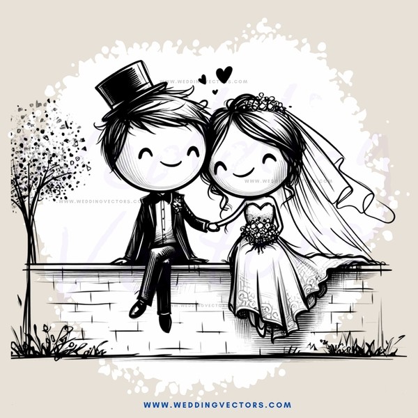 couple on brick wall