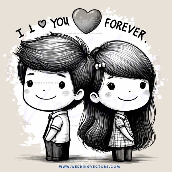 i love you forever drawing