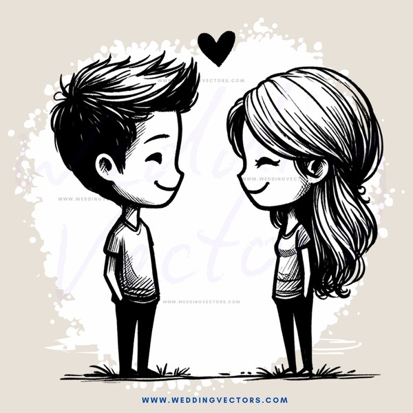 two people with long hair and smiles
