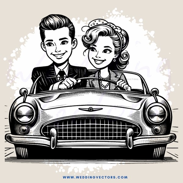 the couple is on an adventure