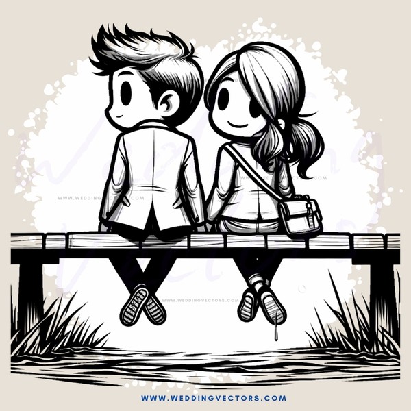 two people sitting on a bench