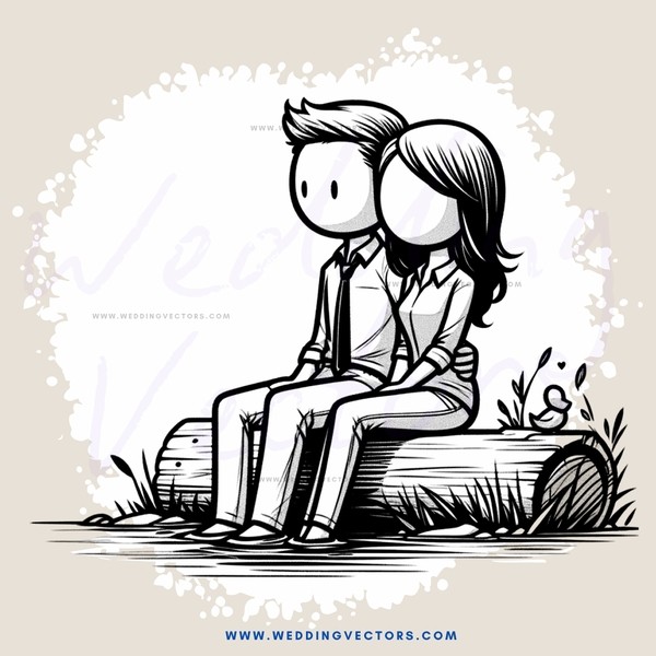 two people sitting on a bench