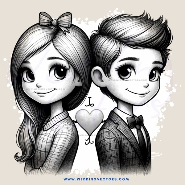 boy and girl heartwarming picture