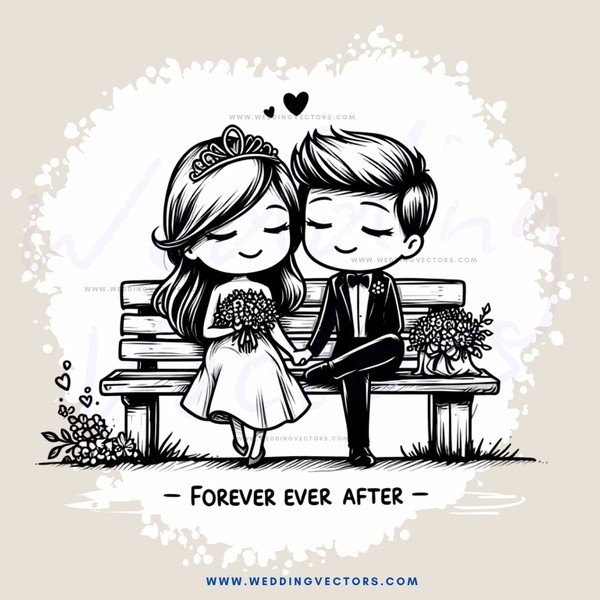 a boy and girl sitting on a bench with a rose
