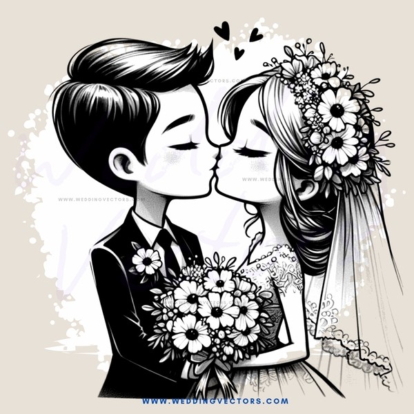 the kissing couple