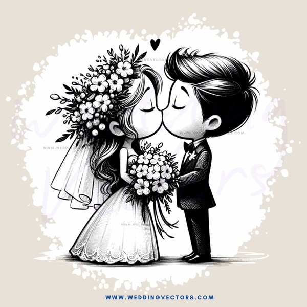 wedding kiss
