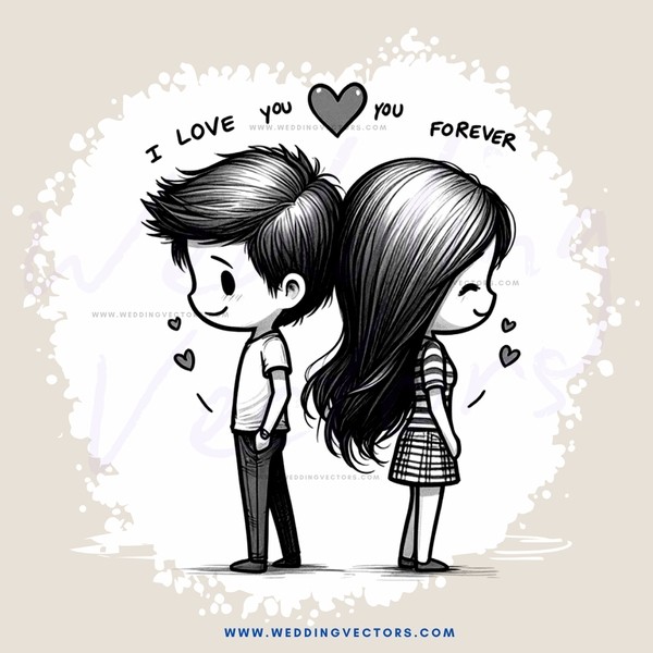 love you forever cartoon drawing