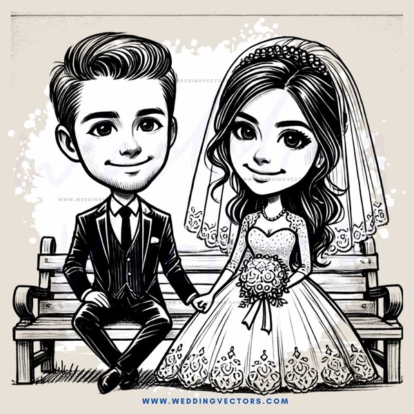 a couple on a bench