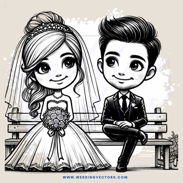 wedding animation picture frame couple