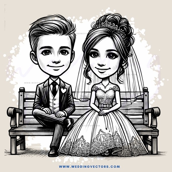 boy and girl sitting on bench