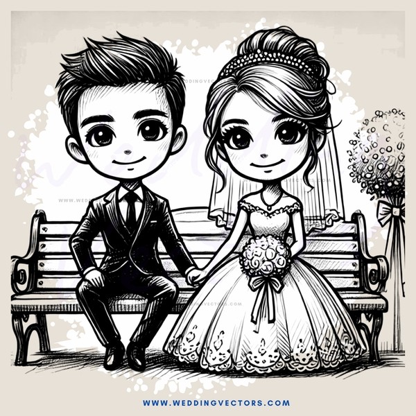 a boy and girl on a bench