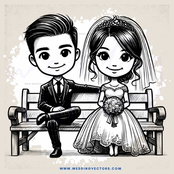 a man and woman sitting on a bench