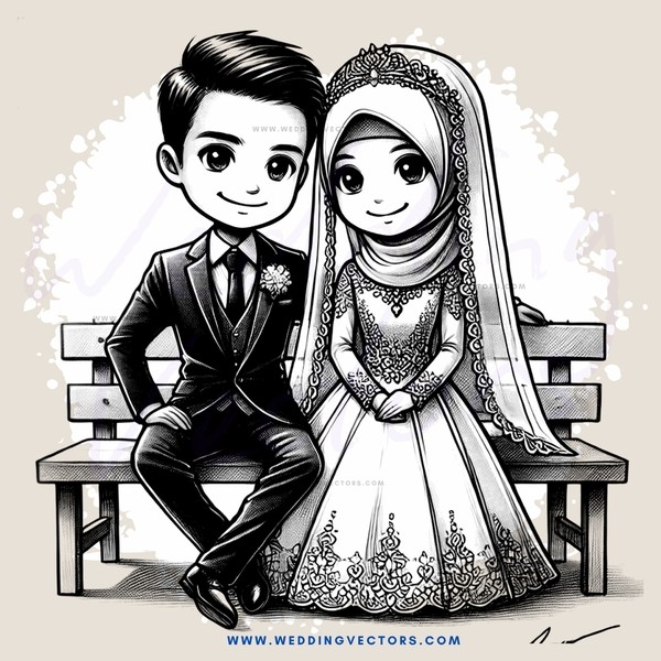 a young couple sitting on a bench