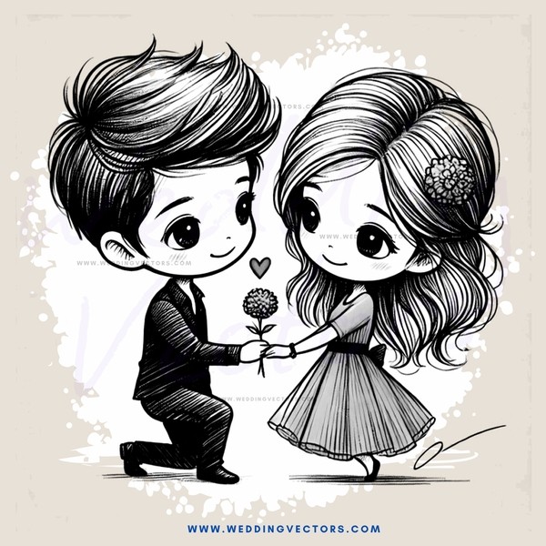 boy and girl kissing