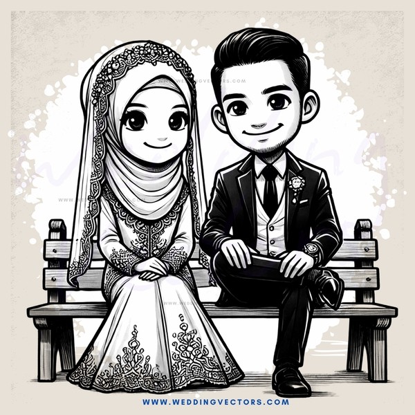 a young couple sitting on a bench