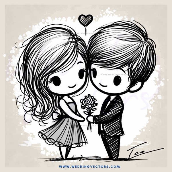 a couple sharing a rose
