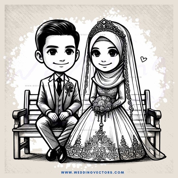 a young couple sitting on a bench