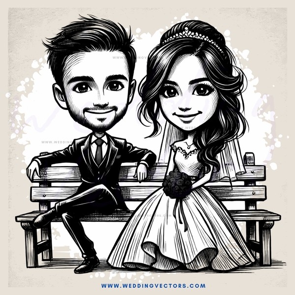 a man and woman sitting on a bench