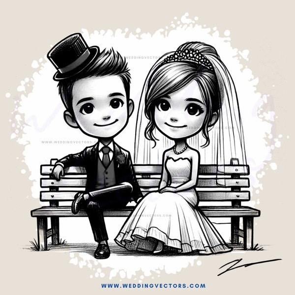 a young couple sitting on a bench
