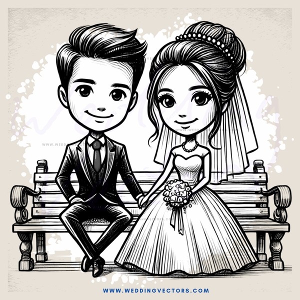 a boy and girl sitting on a bench