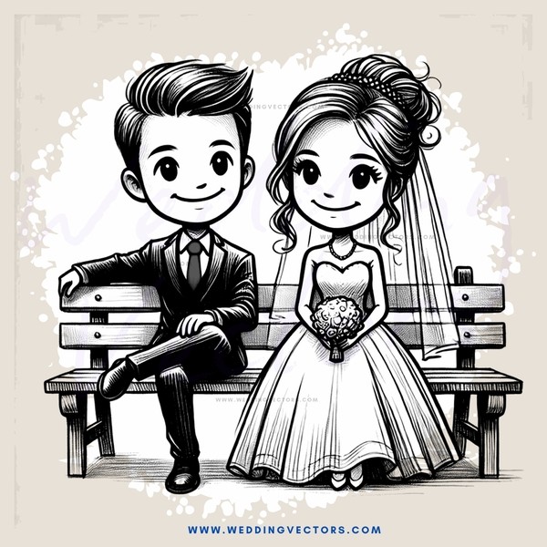 engagement picture with bride & groom