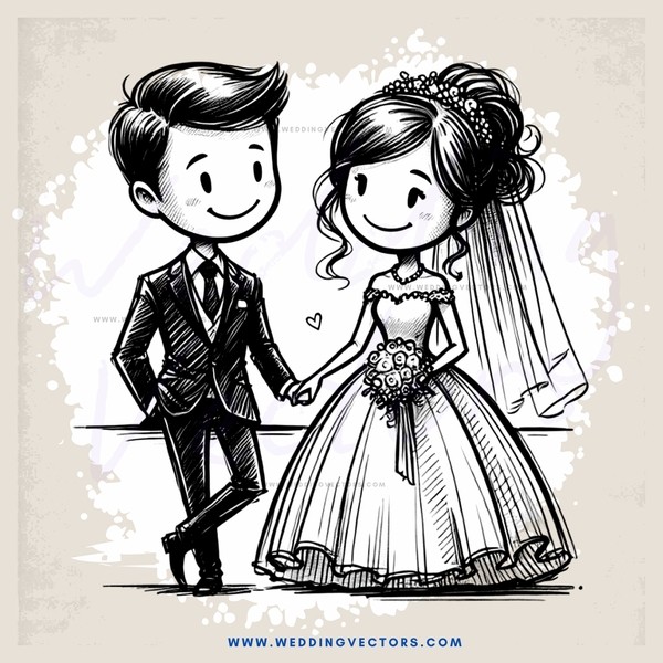 wedding smile, black and white