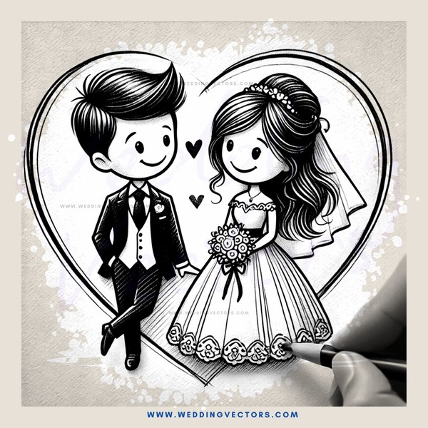 love story with wedding theme