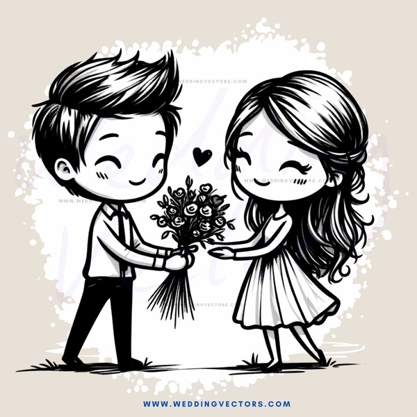 boy and girl hugging