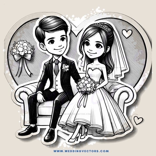 cartoon couple on couch smiling at each other
