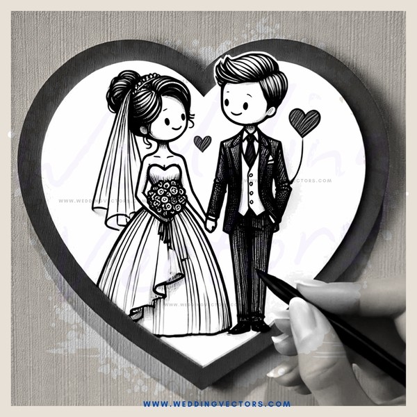 heart clipart with engagement ring and wedding anniversary gifts