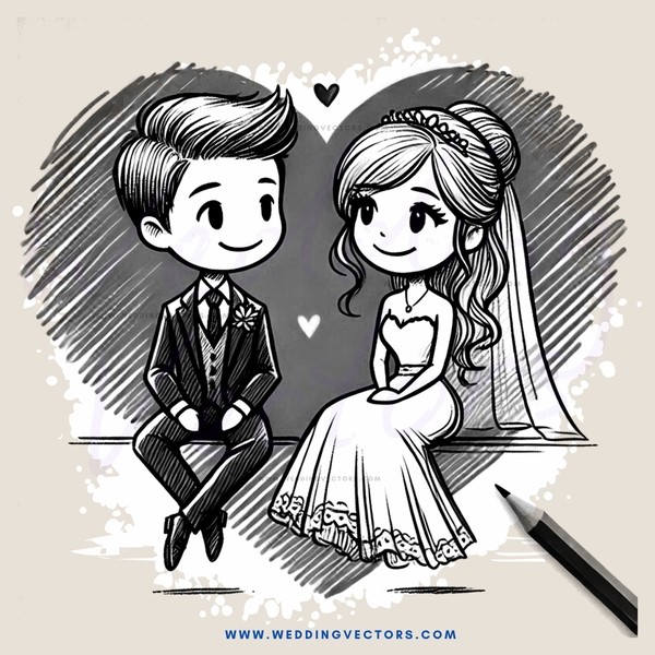 a boy and girl sitting together