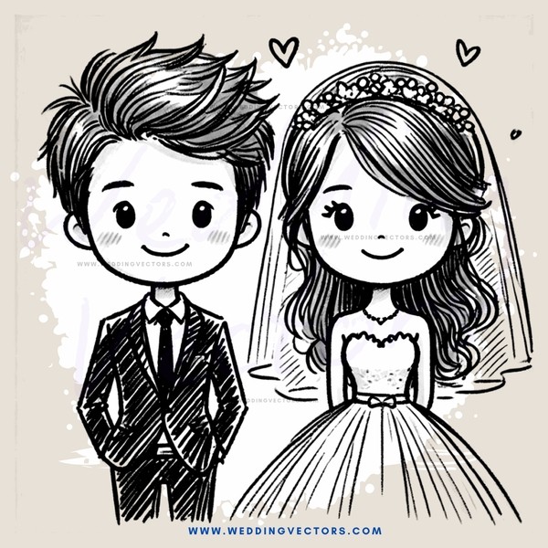 a bride and groom getting ready for their wedding