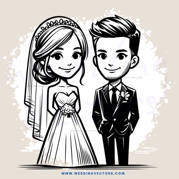 wedding couple portrait