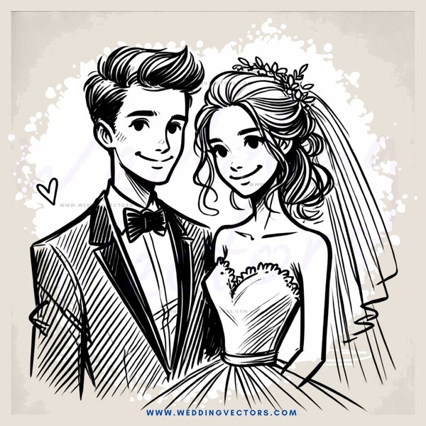 a young couple posing for a picture
