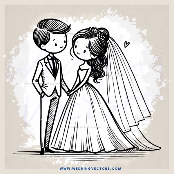 a wedding couple posing for their picture