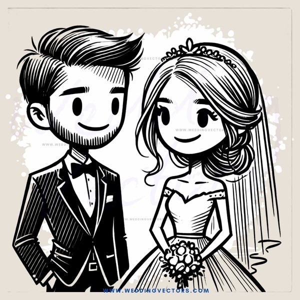 the newlywed couple