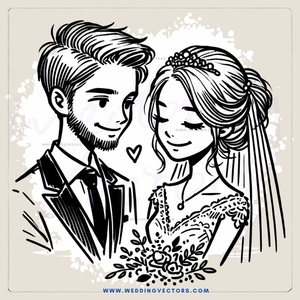 the bride and groom
