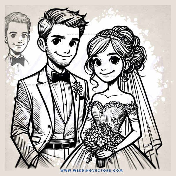 a man and woman posing for their picture