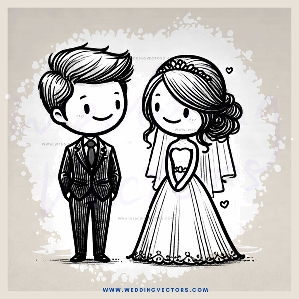 a wedding couple posing for their picture