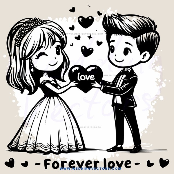 forever love cartoon