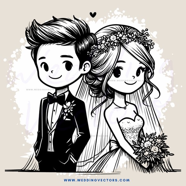 the bride and groom