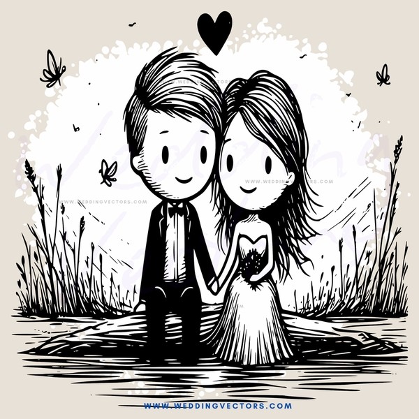 a couple in love by water