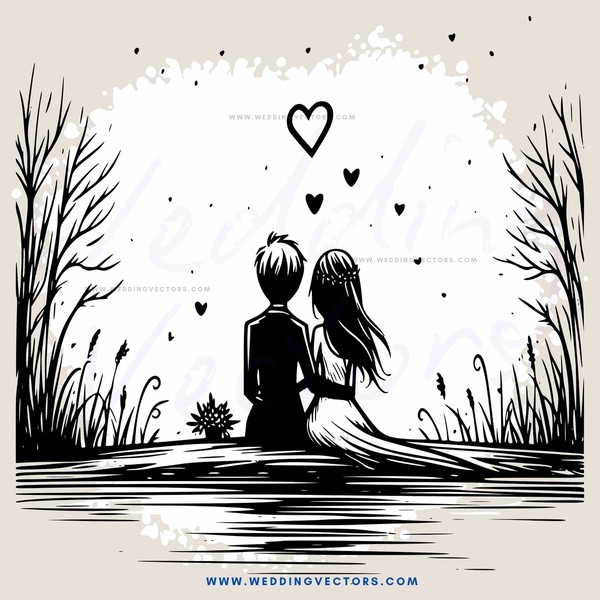 love in silhouette