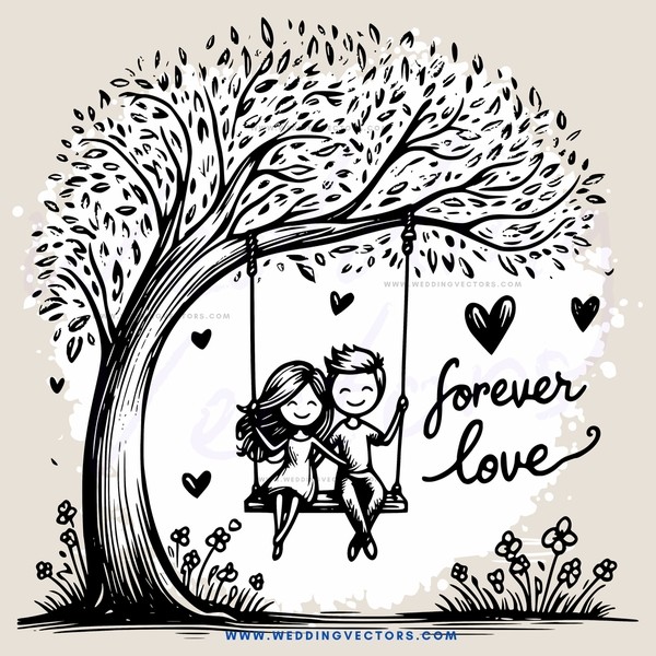 love for always illustration by pinkberry studio