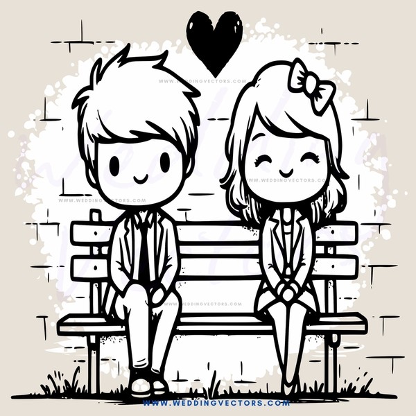 two children sitting on a bench