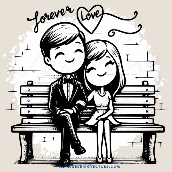 love and forever in black and white