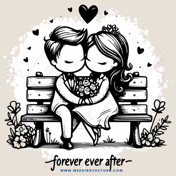 forever ever after - a love story in silhouette