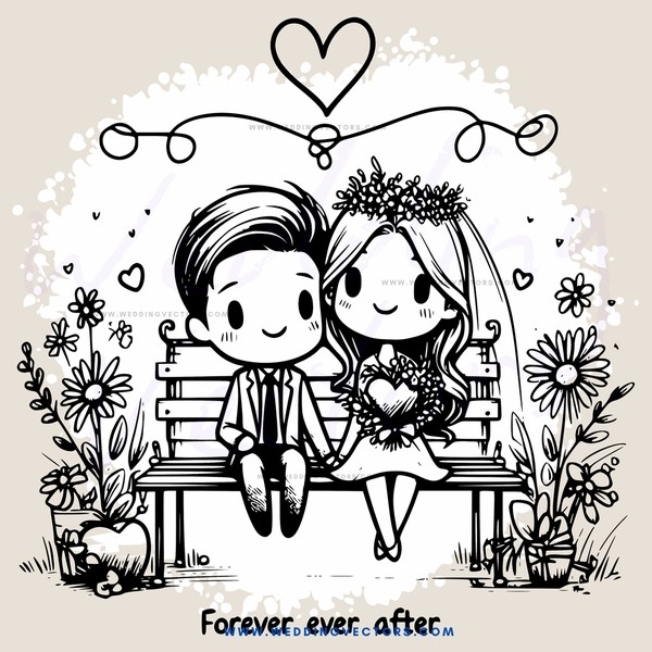 a couple sitting on a bench, holding hands and smiling